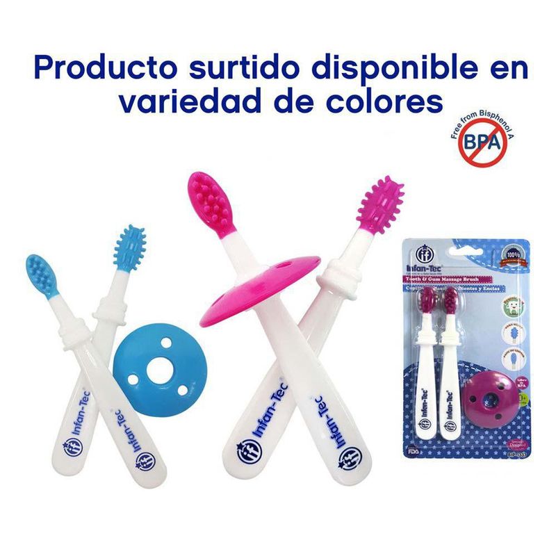 Set Cepillos De Dientes Colores Surtidos- Infantec