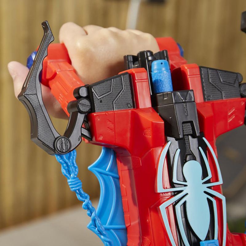 Lanzador De Dardos Y Agua Nerf - Spiderman