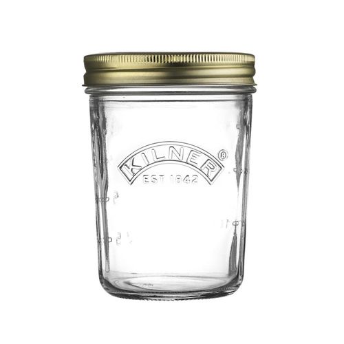 Frasco de Vidrio con Tapa Metálica 0.35 L