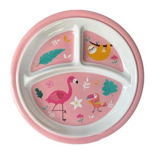 Plato C/Divisiones 25 Cm para Chicas de Animalitos - Best Melamine