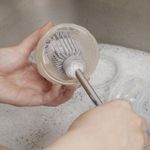 Cepillo Multiusos De Silicona Doble Punta Rosado - Haakaa