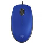 Mouse Con Cable Silent Azul M110 - Logitech