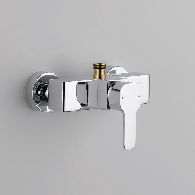 Válvula Para Ducha Expuesta Cuadrada Cromo - Delta