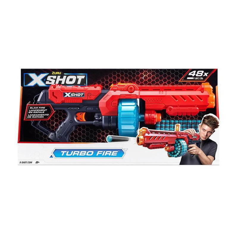 Lanzador De Dardos X-Shot Turbo Fire Colores Surtidos - Zuru