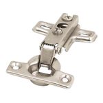 Bisagra Bidimensional Canto Visto con Cobertura Completa de 95° en Set de 2 Uds