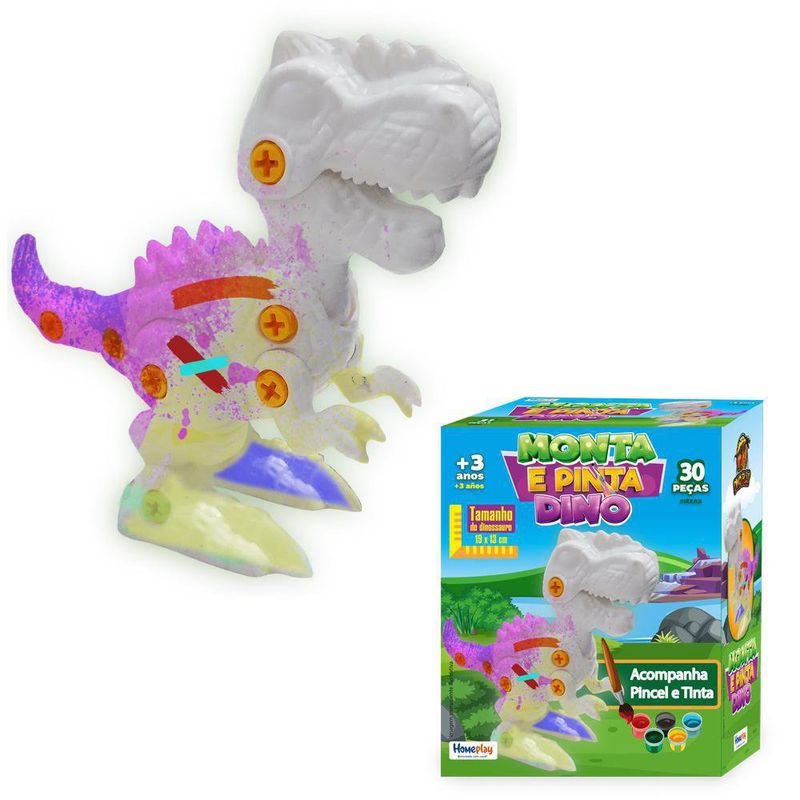 Dinosaurio Para Armar Y Pintar - Homeplay