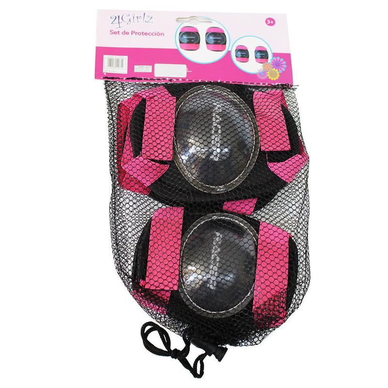 Set De Protección Para Niña Coderas Y Rodilleras - Kid Zamo