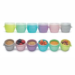 Set De Recipientes Entrelazables Snap&Go 2 Oz 6 Pzas - Melli Baby