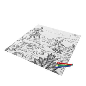 Tapete Para Pintar Dinosaurios - Samba
