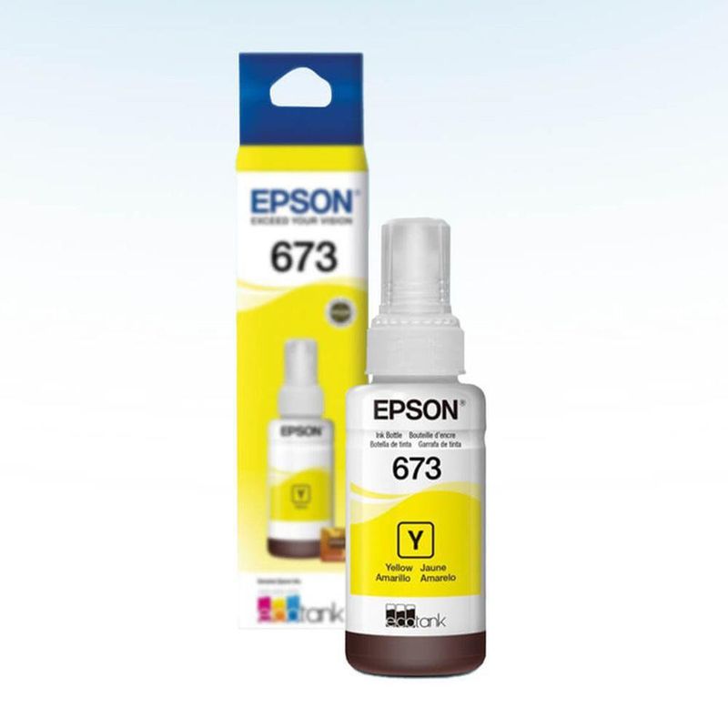 Botella De Tinta Para Impresora Amarillo 70 Ml 673 - Epson