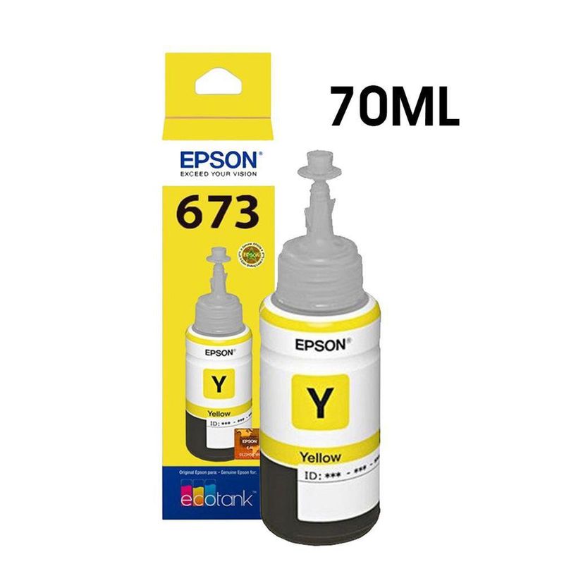 Botella De Tinta Para Impresora Amarillo 70 Ml 673 - Epson