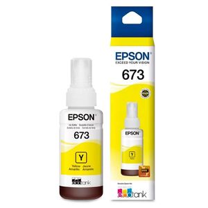 Botella de Tinta Epson T673420 Amarilla 70 Ml​