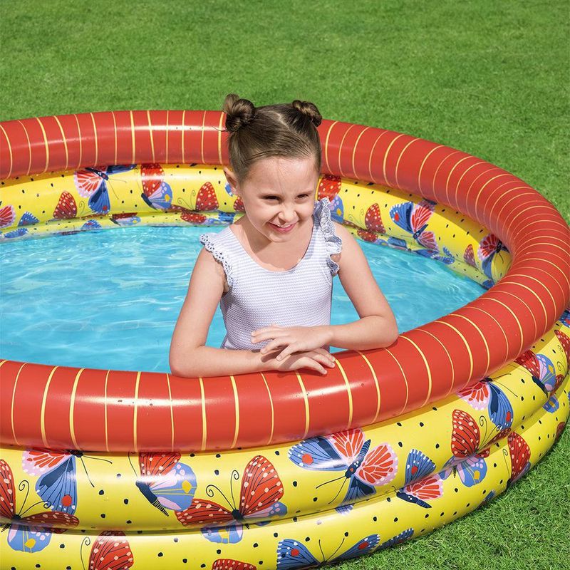 Piscina Inflable Estampado Mariposas 168x38 Cm - Bestway