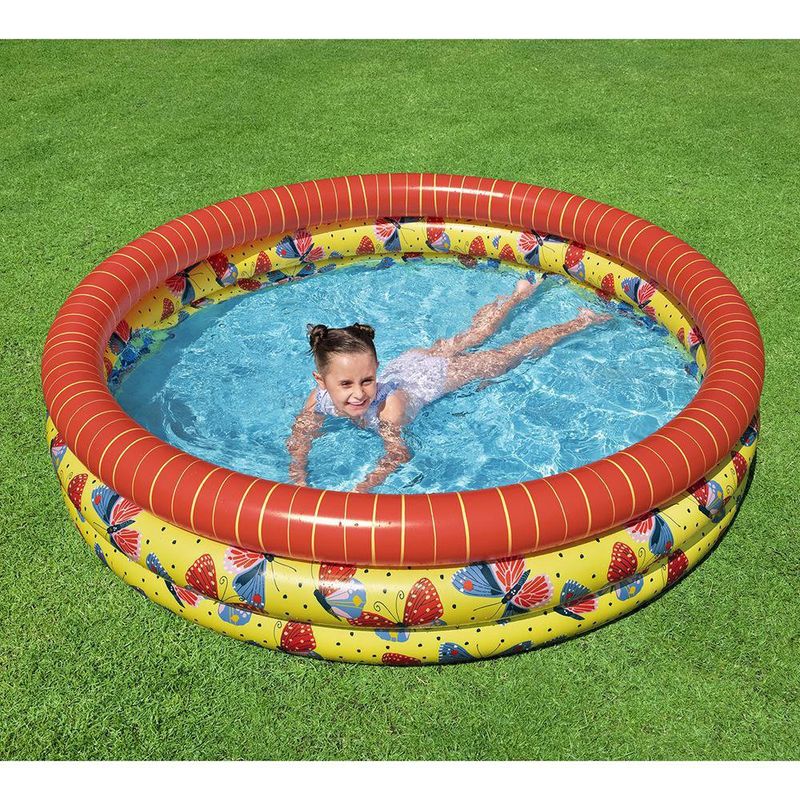 Piscina Inflable Estampado Mariposas 168x38 Cm - Bestway