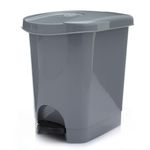 Basurero De Pedal Gris 10 L - Ucsan