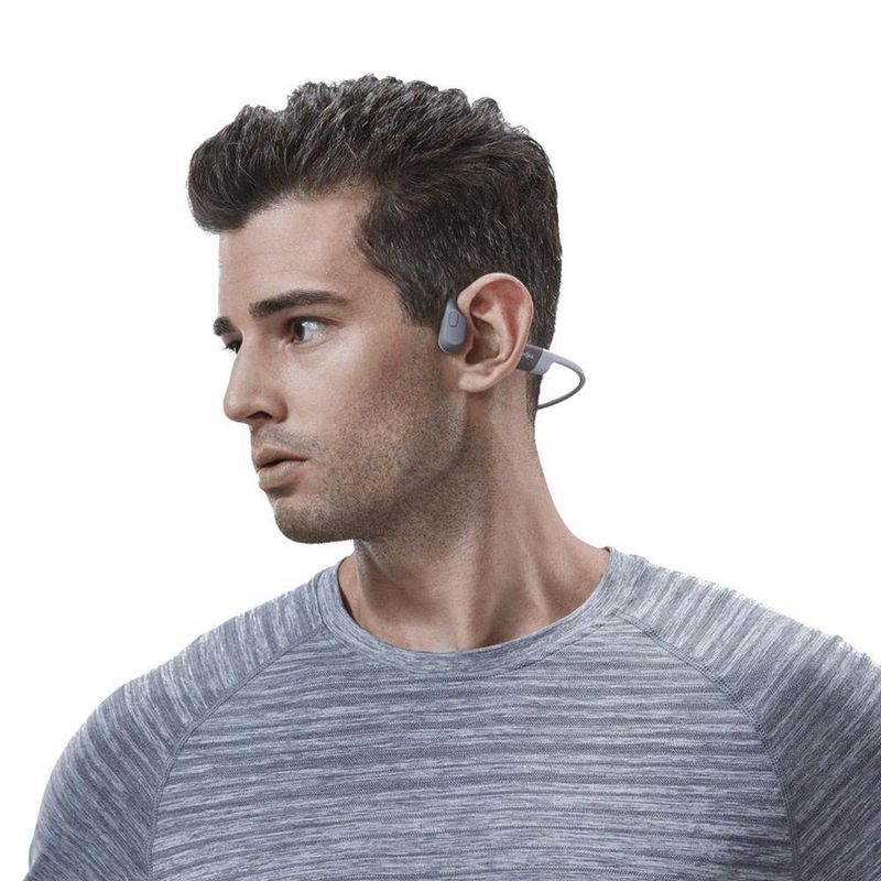 Audífono Inalámbrico Deportivo Open Run Gris - Shokz