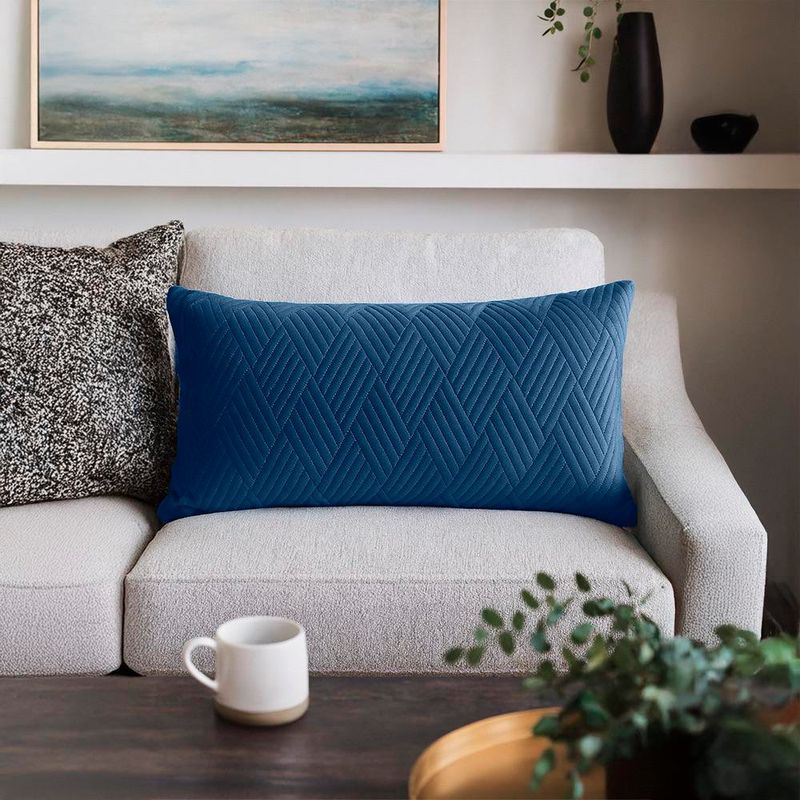 Cojín Relleno Decorativo Azul
