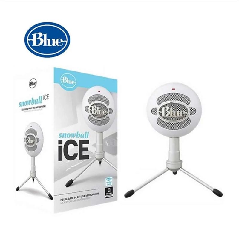 Micrófono Profesional Blue Snowball Ice Blanco - Logitech