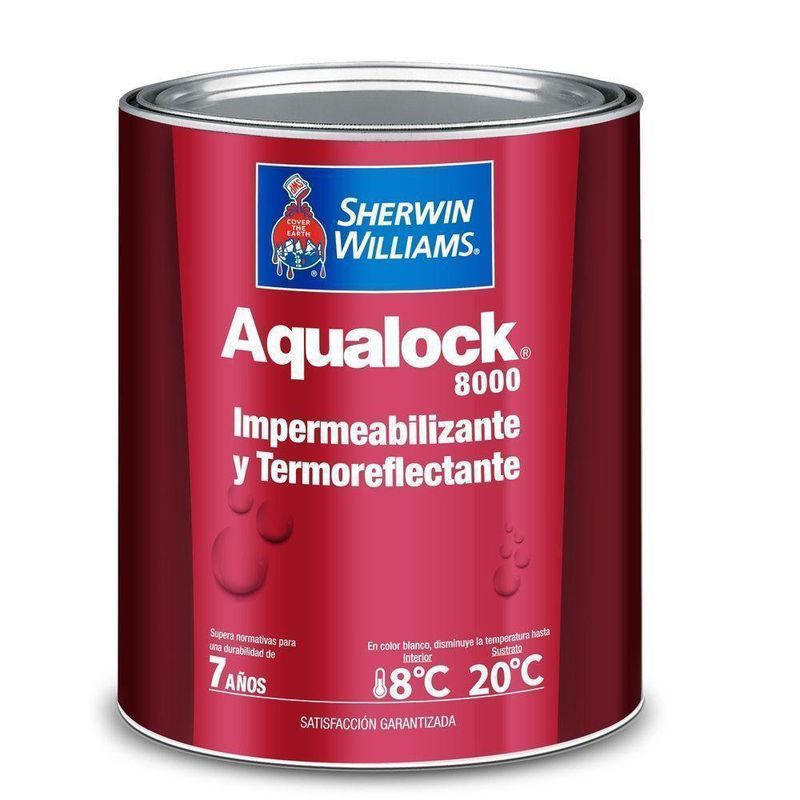 Aqualock Imper 8000 1 Gal Rojo Teja - Sherwin Williams
