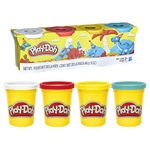 Set de Frascos con Plasticina 4 Pzas Colores Surtidos - Play Doh
