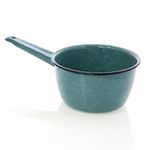 Cacerola de Peltre Honda de 14 Cm Color Azul Turquesa