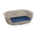 Cama Para Perro Con Colchón Taupé De 22 x 56 x 78 Cm - Rimax