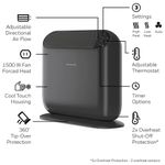 Calentador Cerámico Negro