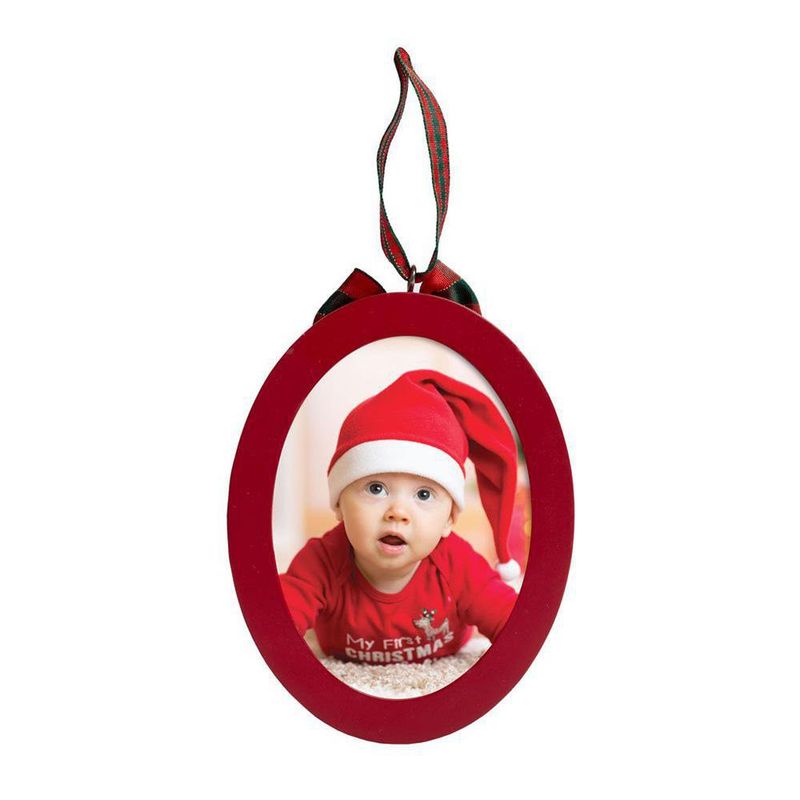 Ornamento De Madera 2 Caras Primera Navidad De Tu Bebé - Pearhead