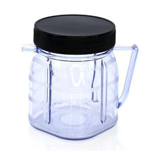 Vaso para Papilla con Tapa Negra de 4 Oz