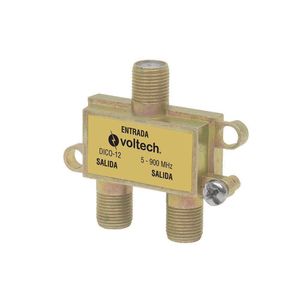 Splitter Divisor de Señal de TV y Cable de 2 Salidas DICO-12