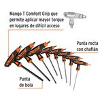 Juego De Llaves Allen Extralargas 8 Pzas - Truper