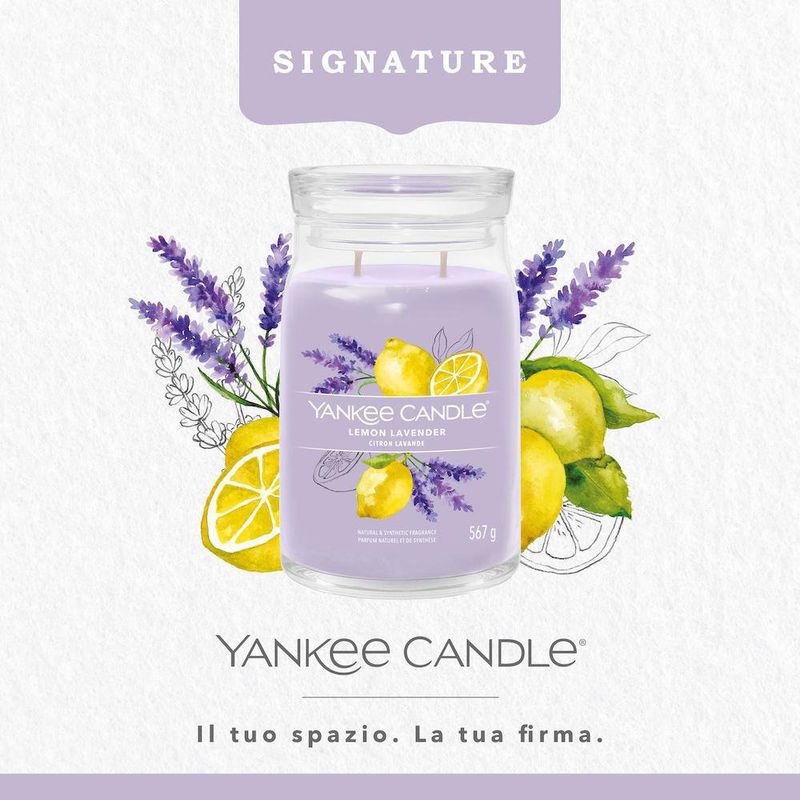 Vela En Frasco Grande Lemon Lavender 567 G - Yankee Candl