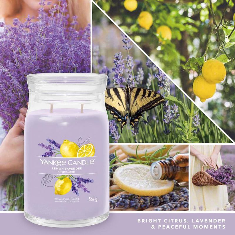 Vela En Frasco Grande Lemon Lavender 567 G - Yankee Candl