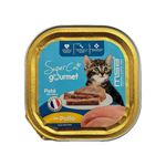 Lata de Pate con Pollo para Gato de 85 G - Super Cat Gourmet