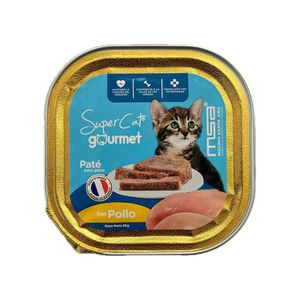 Lata de Pate con Pollo para Gato de 85 G - Super Cat Gourmet