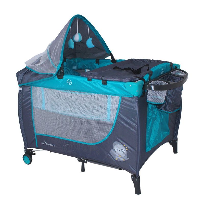 Cuna Corral Nápoles Multicolor - Premium Baby
