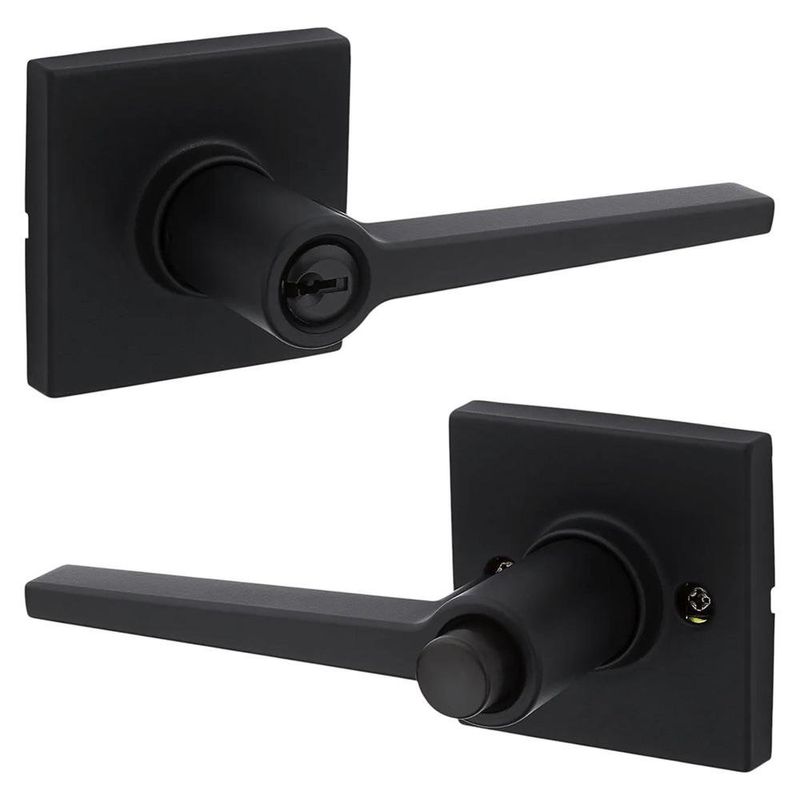 Manija Daylon para Dormitorio Negro Mate