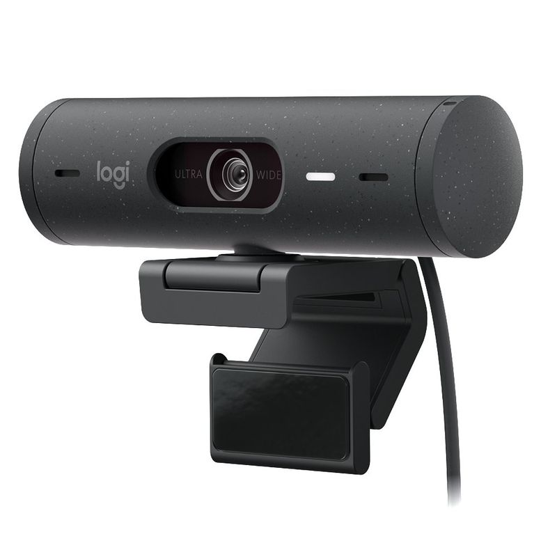 Cámara Web Full Hd Grafito Brio 500 De 1080 P - Logitech