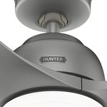 Ventilador Gallegos Plateado 52 Plg - Hunter Company