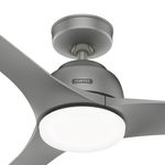Ventilador Gallegos Plateado 52 Plg - Hunter Company