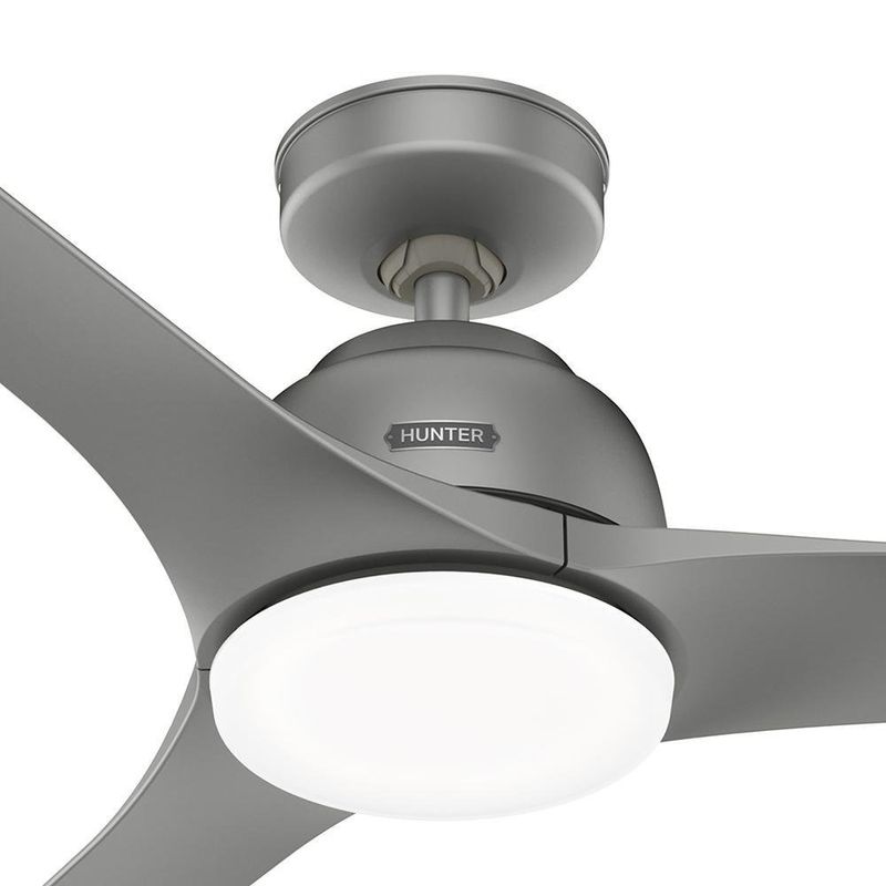 Ventilador Gallegos Plateado 52 Plg - Hunter Company