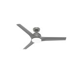 Ventilador Gallegos Plateado 52 Plg - Hunter Company