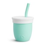 Vaso Con Pajilla Silicona Menta 4 Oz - Munchkin