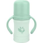 Vaso Entrenador Con Pajilla Verde 6 Oz - Green Sprouts