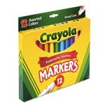 Crayola-Marcador Grueso 12 Colores