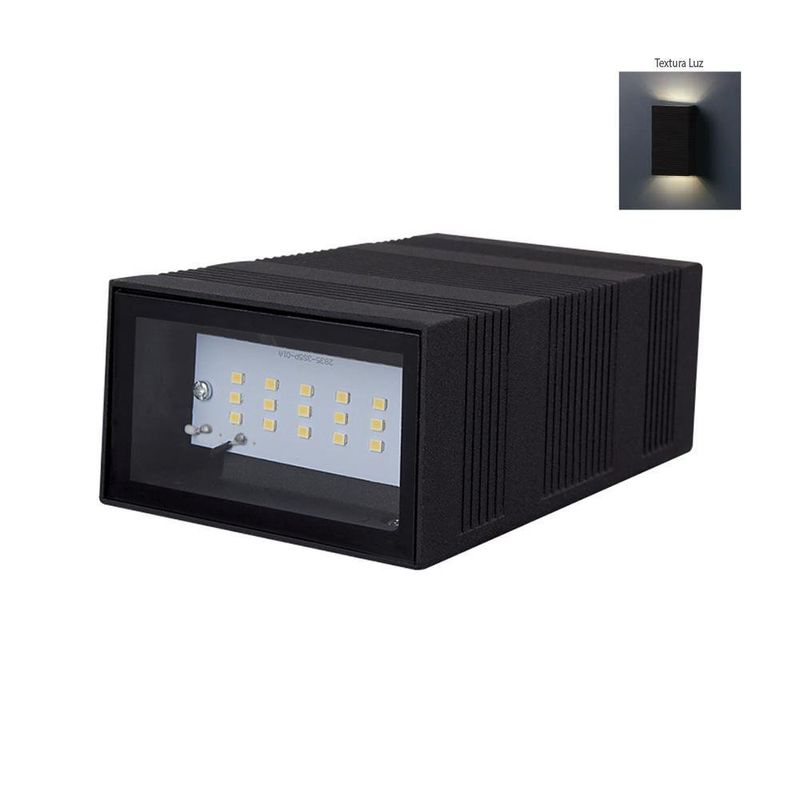 Lámpara De Sobreponer Negra - Tecnolite