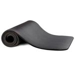 Mat de Yoga Antideslizante Color Negro de 10 mm