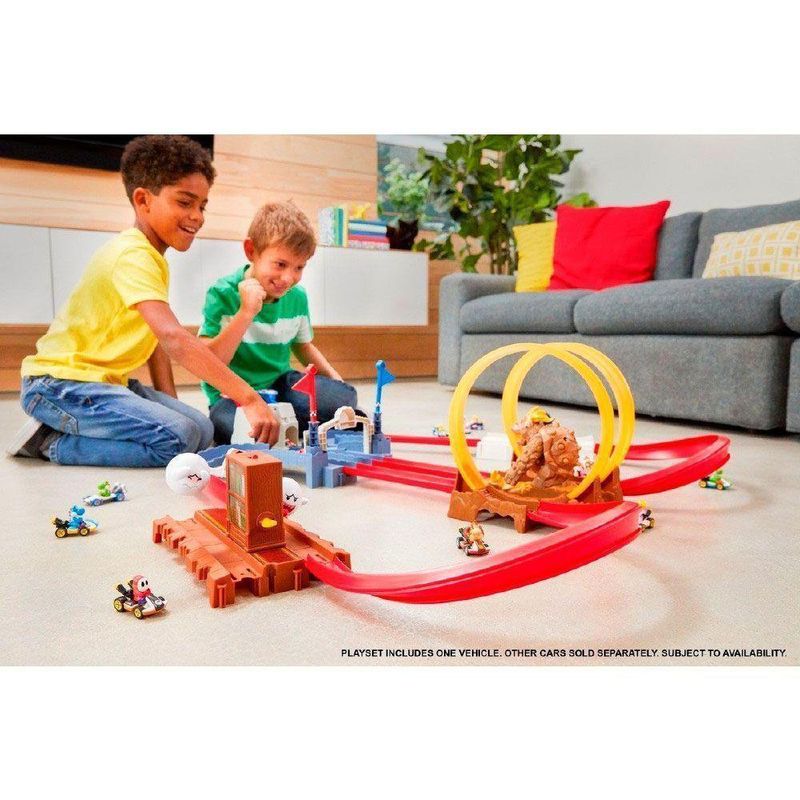 Hot Wheels - Mario Kart Pista Castillo De Bowser