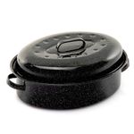 Asador Ovalado Negro - Cinsa