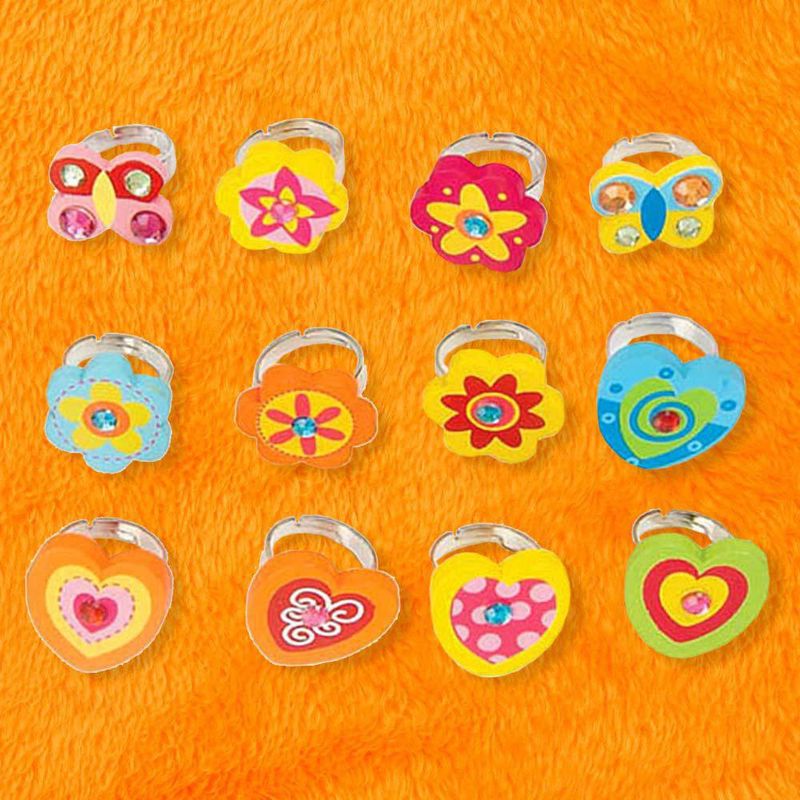 Anillos de Madera Infantiles Diseños Surtidos